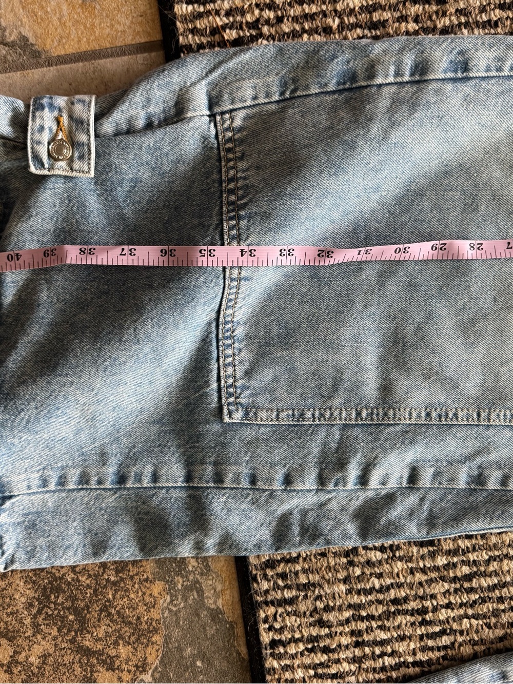 NWT We the Free crvy Outlaw jeans Sz large - Picture 9 of 10